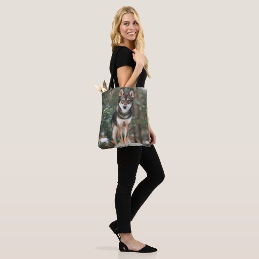 Wolfdog Tote Bag Tasche (Am Model)