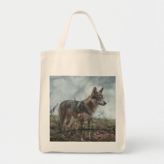 Wolfdog Tote Bag Tragetasche (Vorne)