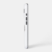 Wolfdragon Schwarzweiß-Design iPhone 16 Hülle (Linke Seite)