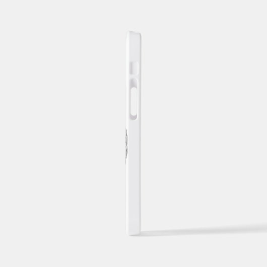 Wolfdragon Schwarzweiß-Design iPhone Hülle (Linke Seite)