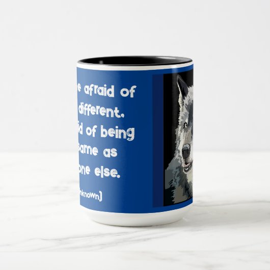 Wölfe 2 tasse (Zentrum)