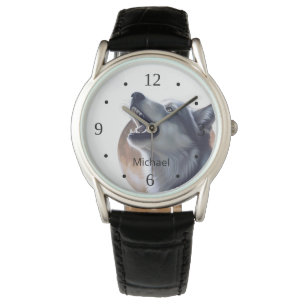 Wölfe Armbanduhr