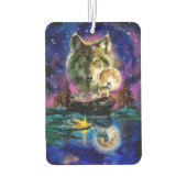 Wölfe Autolufterfrischer (Rückseite)