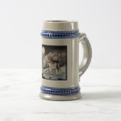 Wölfe Bierglas (VorderseiteRechts)