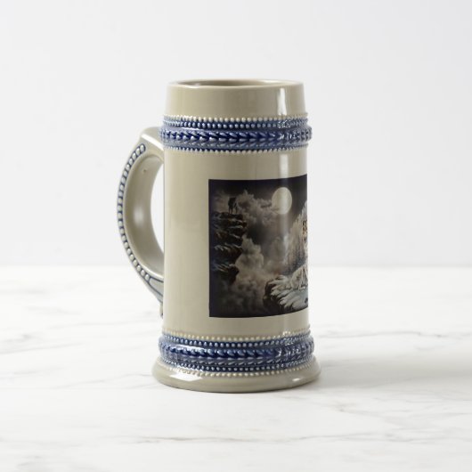 Wölfe Bierglas (Vorderseite Links)