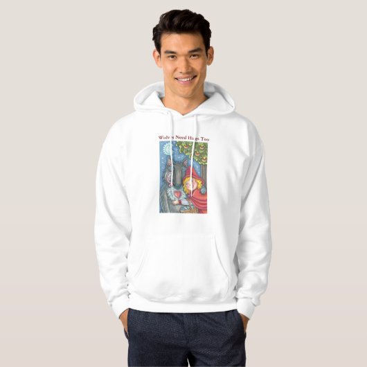 Wölfe brauchen auch Schläger, gehobene SWEATSHIRT  (Vorne ganz)
