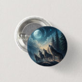 Wölfe Button (Vorne & Hinten)