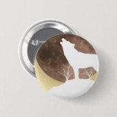 Wölfe Button (Vorne & Hinten)