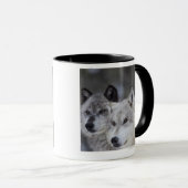 Wölfe (Canus Lupus) | WestYellowstone Tasse (VorderseiteRechts)