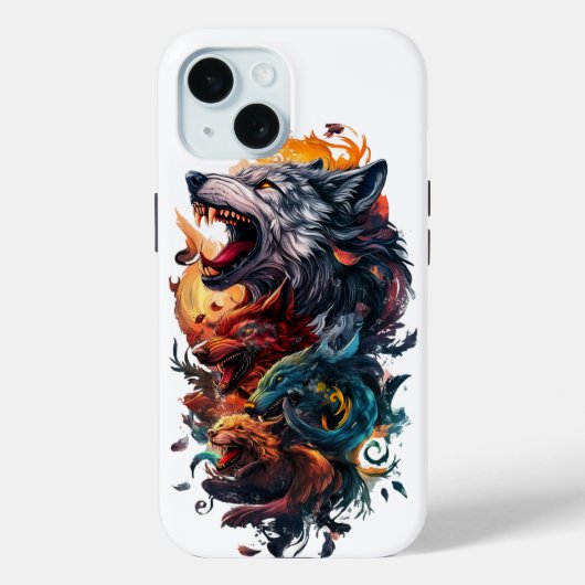 Wölfe Case-Mate iPhone Hülle (Rückseite)