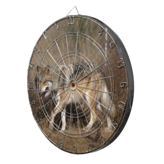 WÖLFE DARTSCHEIBE (Vorderseite rechts)
