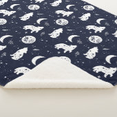 Wölfe, die am Mond heulen Sherpadecke (3/4)