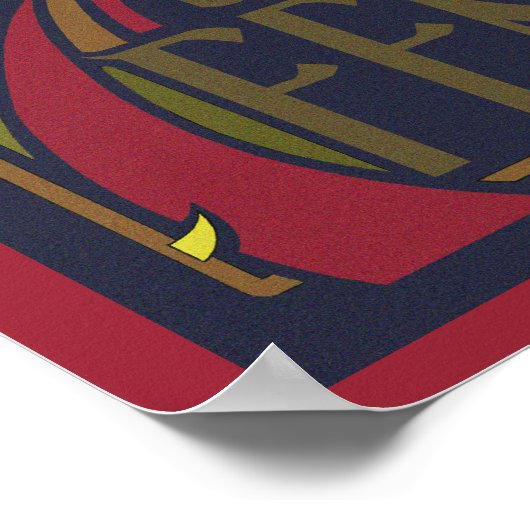 Wölfe, die den Mond fressen (Sonner Fenrir) Poster (Ecke)