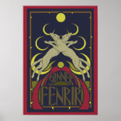 Wölfe, die den Mond fressen (Sonner Fenrir) Poster (Vorne)