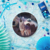 Wölfe durchziehen das Universum Pappteller (Party)