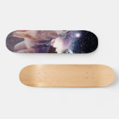 Wölfe durchziehen das Universum Skateboard (Horizontal)