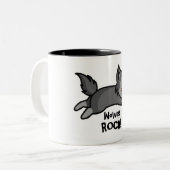 Wölfe FELSEN! Tasse (Vorderseite Links)