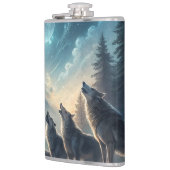 Wölfe Flachmann (Links)