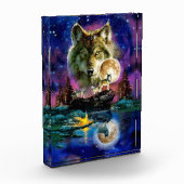 Wölfe Fotoblock (Links)