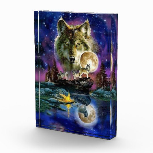 Wölfe Fotoblock (Rechts)