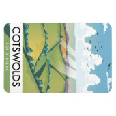 Wölfe für eine Pause. Magnet (Horizontal)