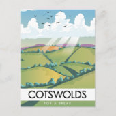 Wölfe für eine Pause. Postkarte (Vorderseite)