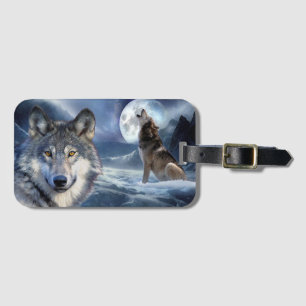 Wölfe Gepäckanhänger