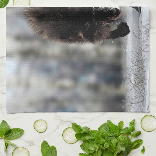 Wölfe Geschirrtuch (Gefaltet)