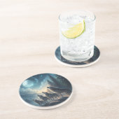 Wölfe Getränkeuntersetzer (Seite)