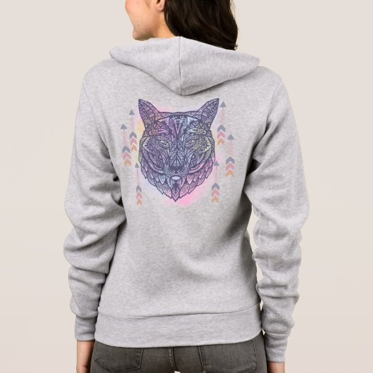 Wölfe Hoodie (Rückseite)