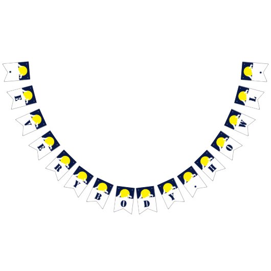 Wölfe im Mondlicht, Jedermann Howl! Jagd Wimpelkette (Alle)