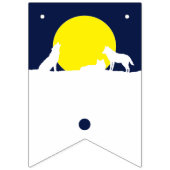 Wölfe im Mondlicht, Jedermann Howl! Jagd Wimpelkette (Erste Fahne)