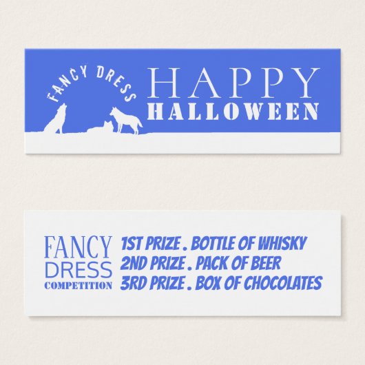 Wölfe im Schnee, Extravagante Kleiderwettbewerbsti (Vorne & Hinten)