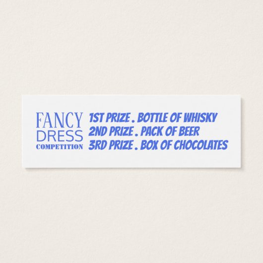 Wölfe im Schnee, Extravagante Kleiderwettbewerbsti (Rückseite)