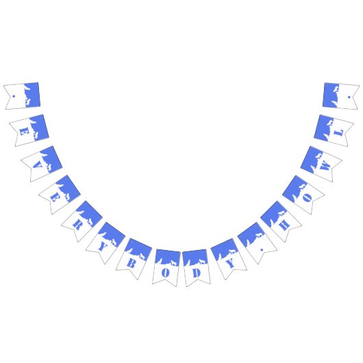 Wölfe im Schnee, Jedermann Howl! Jagd Wimpelkette (Alle)