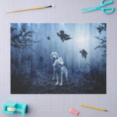 Wölfe im Waldpapier Seidenpapier (Basteln)