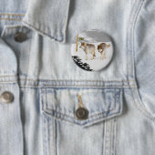 Wölfe in der Schneemalerei - Original Wildlife Art Button (Beispiel)