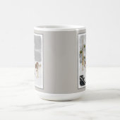 Wölfe in der Schneemalerei - Original Wildlife Art Kaffeetasse (Mittel)