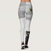 Wölfe in der Schneemalerei - Original Wildlife Art Leggings (Rückseite)