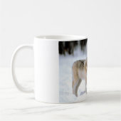 WÖLFE IN DER WINTER-TASSE KAFFEETASSE (Links)