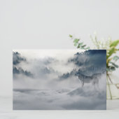 Wölfe in einer Winterlandschaft Briefpapier (Stehend Vorderseite)
