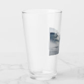 Wölfe in einer Winterlandschaft Glas (Rechts)