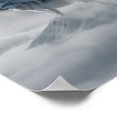 Wölfe in einer Winterlandschaft Poster (Ecke)