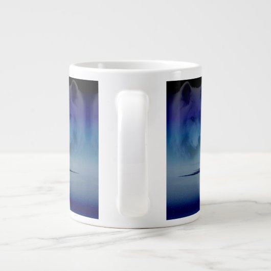 Wölfe Jumbo-Tasse (Rückseite)