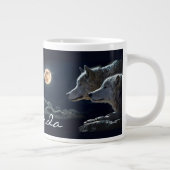 Wölfe Jumbo-Tasse (Rechts)