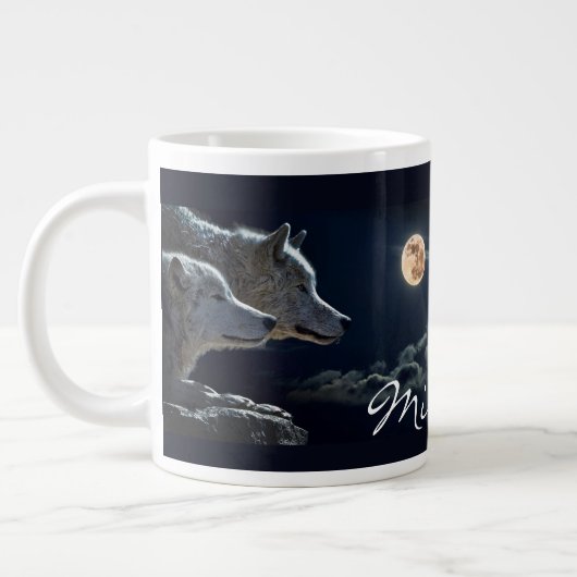 Wölfe Jumbo-Tasse (Links)