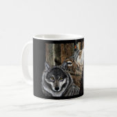 WÖLFE KAFFEETASSE (Vorderseite Links)