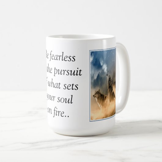 Wölfe Kaffeetasse (VorderseiteRechts)