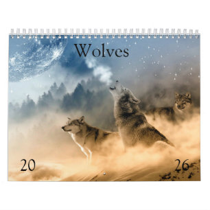 Wölfe kalender