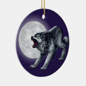 Wolfe Keramik Ornament (Rechts)